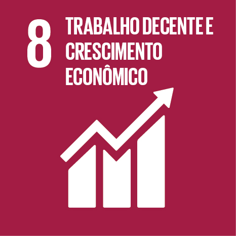 "Promover o crescimento econômico sustentado, inclusivo e sustentável, emprego pleno e produtivo e trabalho decente para todas e todos"