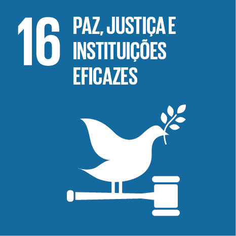 "Promover sociedades pacíficas e inclusivas para o desenvolvimento sustentável, proporcionar o acesso à justiça para todos e construir instituições eficazes, responsáveis e inclusivas em todos os níveis"